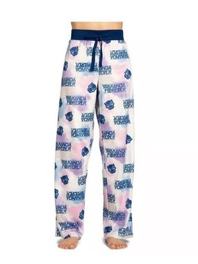 Marvel Purple Pink & Blue Wakanda Forever Pajama Bottoms